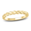 Thumbnail Image 1 of High-Polish Braided Wedding Band 14K Yellow Gold 2.70mm