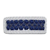 Thumbnail Image 2 of Kallati Round-Cut Natural Blue Sapphire & Diamond Ring 1/2 ct tw 14K White Gold