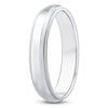 Thumbnail Image 2 of Men's Milgrain Wedding Band Platinum 4.3mm