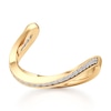 Thumbnail Image 1 of J'Lure Lab-Created Diamond Contour Wedding Band 1/5 ct tw 18K Yellow Gold