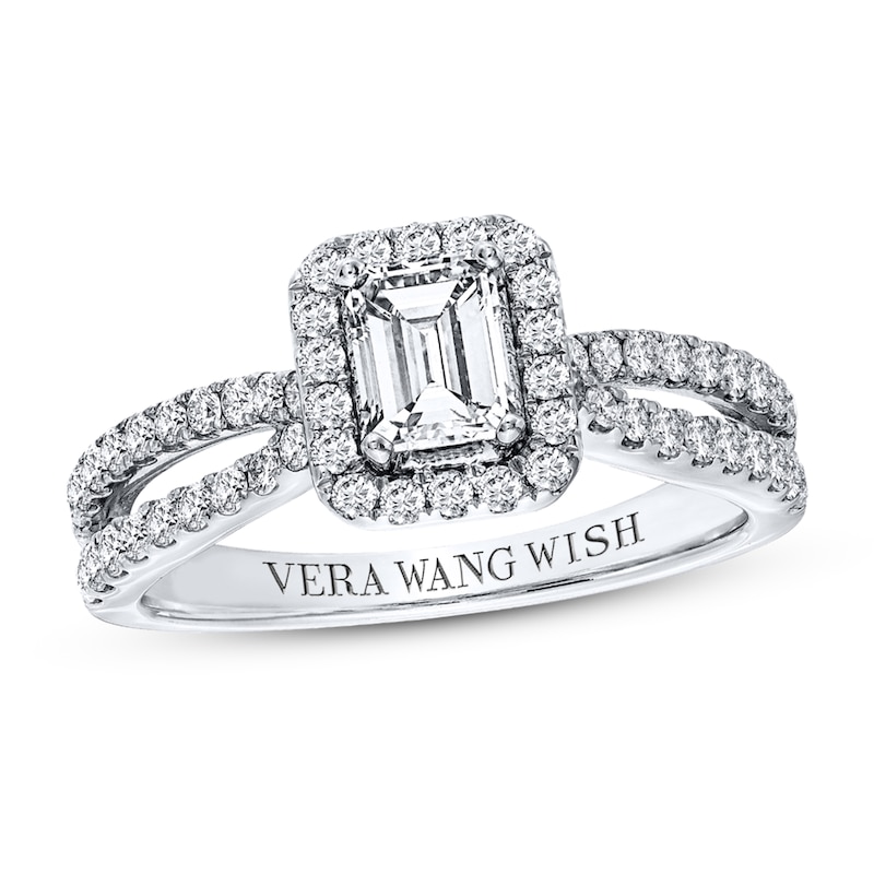 Main Image 1 of Vera Wang WISH Engagement Ring  1 Carat tw Diamonds 14K White Gold Ring