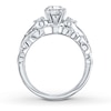 Thumbnail Image 1 of Diamond Bridal Set 7/8 ct tw Round-cut 14K White Gold
