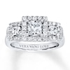 Thumbnail Image 0 of Vera Wang LOVE Diamond 3-Stone Ring 1-1/2 ct tw 14K White Gold