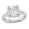 Thumbnail Image 1 of Diamond Engagement Ring 1-5/8 ct tw Round/Princess 14K White Gold