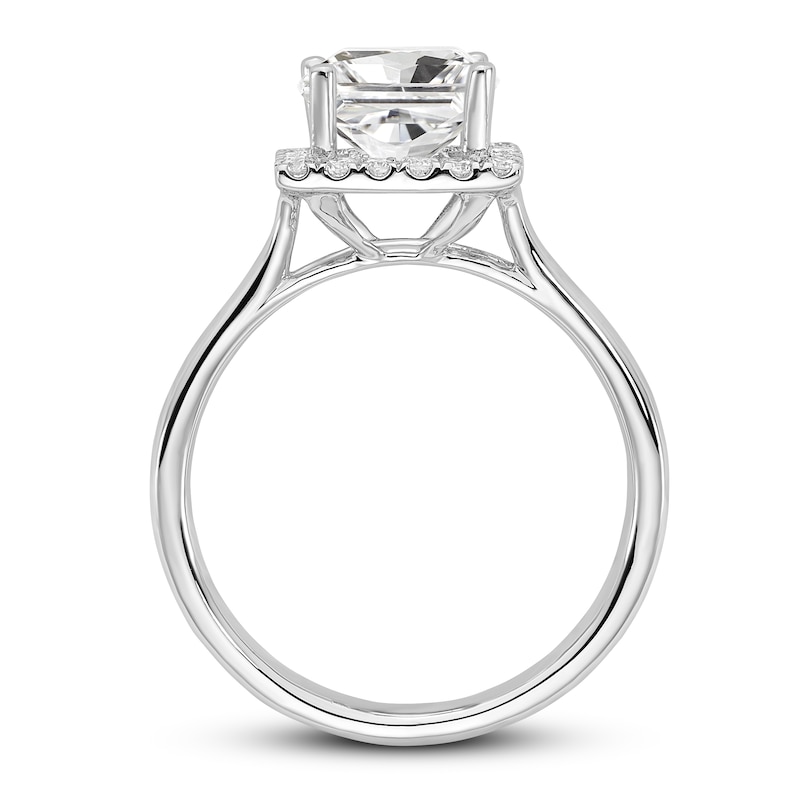 Main Image 2 of Diamond Engagement Ring 1-5/8 ct tw Round/Princess 14K White Gold