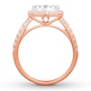 Thumbnail Image 1 of Diamond Engagement Ring 1-1/3 ct tw Round 14K Two-Tone Gold