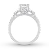 Thumbnail Image 1 of Diamond Engagement Ring 1-1/4 ct tw Cushion-cut 14K White Gold