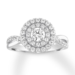 Diamond Engagement Ring 1 carat tw 14K White Gold