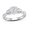 Thumbnail Image 0 of Diamond Engagement Ring 1 ct tw Round 14K White Gold 8.2mm