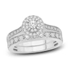 Thumbnail Image 1 of Diamond Bridal Set 1/2 ct tw Round-Cut 14K White Gold