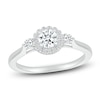 Thumbnail Image 5 of Diamond Bridal Set 5/8 ct tw Round-cut 14K White Gold