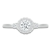 Thumbnail Image 6 of Diamond Bridal Set 5/8 ct tw Round-cut 14K White Gold