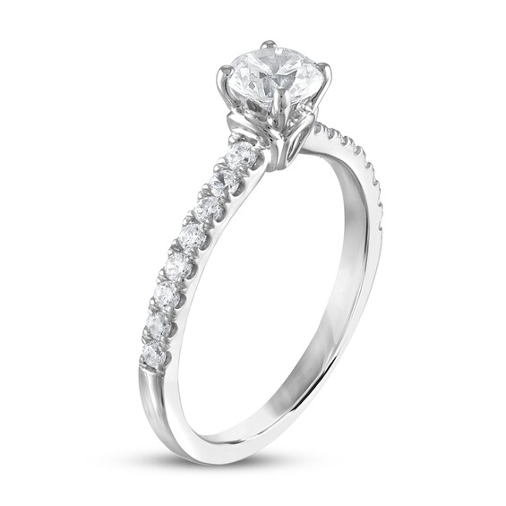 Diamond Engagement Ring 7/8 ct tw Round 14K White Gold | Jared