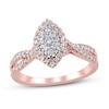 Thumbnail Image 1 of Diamond Engagement Ring 1/2 ct tw Round 14K Rose Gold