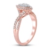 Thumbnail Image 2 of Diamond Engagement Ring 1/2 ct tw Round 14K Rose Gold