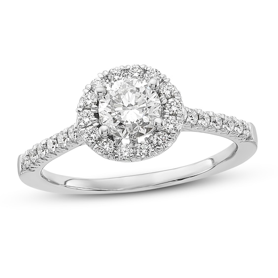 Diamond Engagement Ring 1 ct tw Round 14K White Gold | Jared