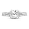 Thumbnail Image 3 of Diamond Engagement Ring 7/8 ct tw Princess/Round 14K White Gold