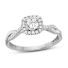 Thumbnail Image 0 of Diamond Engagement Ring 5/8 ct tw Round 14K White Gold