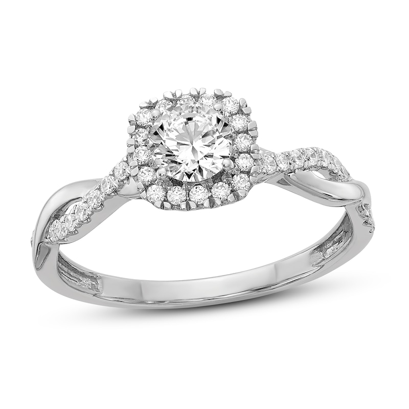 Diamond Engagement Ring 5/8 ct tw Round 14K White Gold | Jared