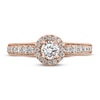 Thumbnail Image 3 of Diamond Engagement Ring 5/8 ct tw Round 14K Rose Gold