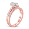 Thumbnail Image 2 of Diamond Bridal Set 1/2 ct tw Round 14K Rose Gold