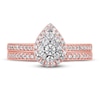 Thumbnail Image 3 of Diamond Bridal Set 1/2 ct tw Round 14K Rose Gold