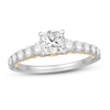Thumbnail Image 0 of Diamond Engagement Ring 1-3/8 ct tw Princess 14K Two-Tone Gold