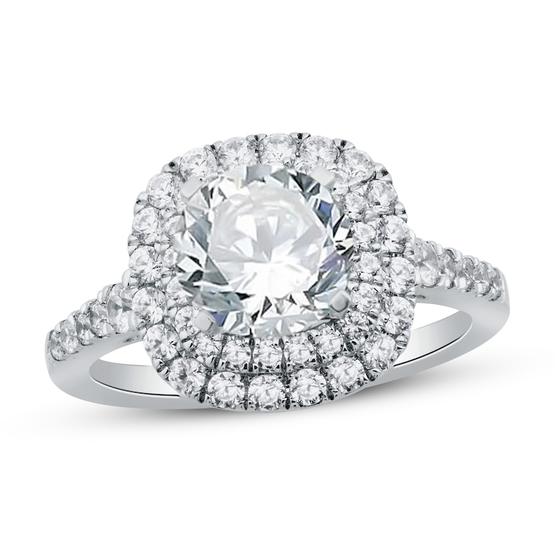 Diamond Engagement Ring 2-1/8 ct tw Round 14K White Gold | Jared