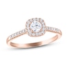 Thumbnail Image 1 of Diamond Engagement Ring 3/8 ct tw Round 14K Rose Gold