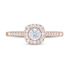 Thumbnail Image 3 of Diamond Engagement Ring 3/8 ct tw Round 14K Rose Gold