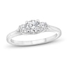 Thumbnail Image 1 of Diamond 3-Stone Ring 5/8 ct tw Round 14K White Gold