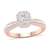 Thumbnail Image 1 of Diamond Ring 3/4 ct tw Round-cut 14K Rose Gold