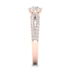 Thumbnail Image 3 of Diamond Ring 3/4 ct tw Round-cut 14K Rose Gold