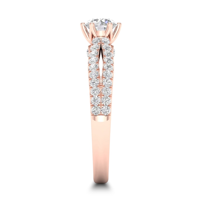 Main Image 3 of Diamond Ring 3/4 ct tw Round-cut 14K Rose Gold