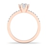 Thumbnail Image 2 of Diamond Ring 3/4 ct tw Round-cut 14K Rose Gold