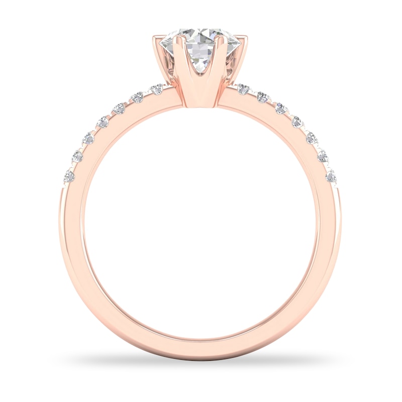 Diamond Ring 3/4 ct tw Round-cut 14K Rose Gold | Jared