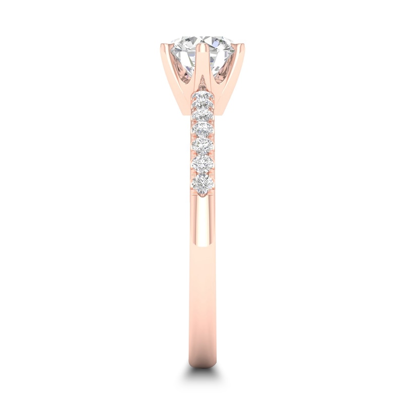 Main Image 3 of Diamond Ring 3/4 ct tw Round-cut 14K Rose Gold