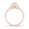 Thumbnail Image 2 of Diamond Ring 3/4 ct tw Round-cut 14K Rose Gold