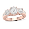 Thumbnail Image 1 of Diamond Ring 3/4 ct tw Round-cut 14K Rose Gold