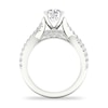 Thumbnail Image 2 of Diamond Engagement Ring 1-1/2 ct tw Round 14K White Gold