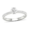 Thumbnail Image 1 of Diamond Engagement Ring 1/2 ct tw Round-cut 14K White Gold