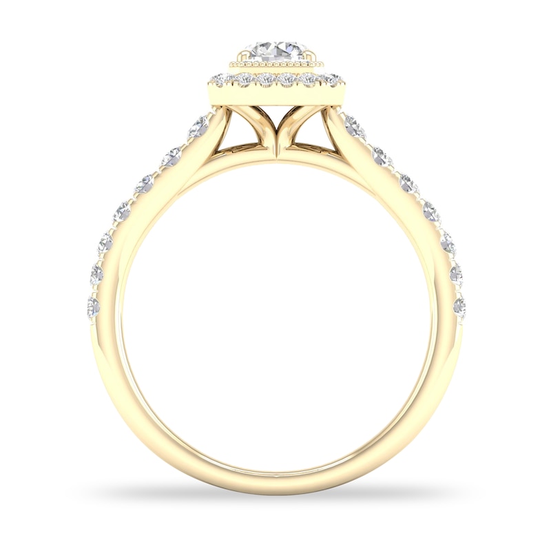 Main Image 2 of Diamond Ring 3/4 ct tw Round-cut 14K Yellow Gold