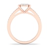 Thumbnail Image 2 of Diamond Ring 1/3 ct tw Round-cut 14K Rose Gold