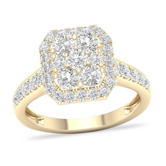 Diamond Ring 1 ct tw Round-cut 14K Yellow Gold | Jared