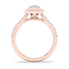 Thumbnail Image 2 of Diamond Ring 3/4 ct tw Round-cut 14K Rose Gold