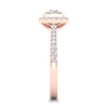 Thumbnail Image 3 of Diamond Ring 3/4 ct tw Round-cut 14K Rose Gold