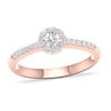 Thumbnail Image 0 of Diamond Ring 3/8 ct tw Round-cut 14K Rose Gold