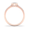 Thumbnail Image 1 of Diamond Ring 3/8 ct tw Round-cut 14K Rose Gold