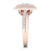 Thumbnail Image 1 of Diamond Ring 1-1/5 ct tw Round-cut 14K Rose Gold