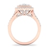 Thumbnail Image 2 of Diamond Ring 1-1/5 ct tw Round-cut 14K Rose Gold